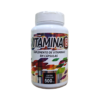 Vitamina E 500mg 60 cápsulas - Poly Flora