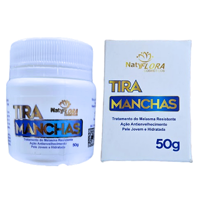 TIRA MANCHAS Melasma, Ação Hidratante e Antienvelhecimento 50g - NatyFlora