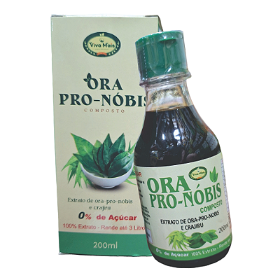 Extrato de Ora Pro-Nóbis e Crajiru 200ml