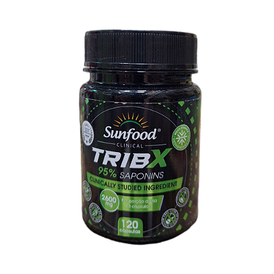 TribX 95% Saponins 2600mg 120 cápsulas - SunFood
