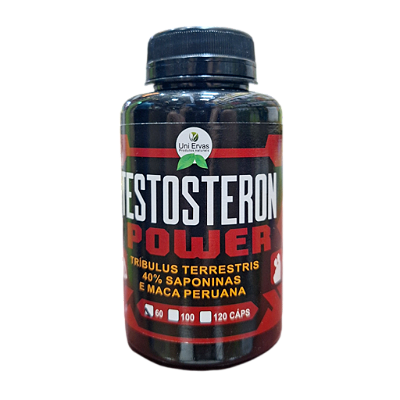 Testosteron Power 500mg - 60 cápsulas - UNI ERVAS