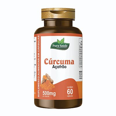 Cúrcuma (Açafrão) 60 cápsulas - Pura Saúde