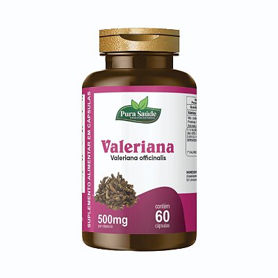 Valeriana 60 cápsulas - Pura Saúde