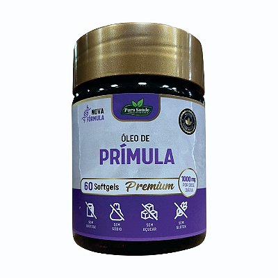 Óleo de Prímula 60 caps. - Pura Saúde