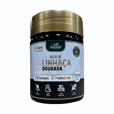 Óleo de Linhaça Dourada - Pura Saúde