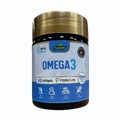 Ômega 3 60 caps. - Pura Saúde