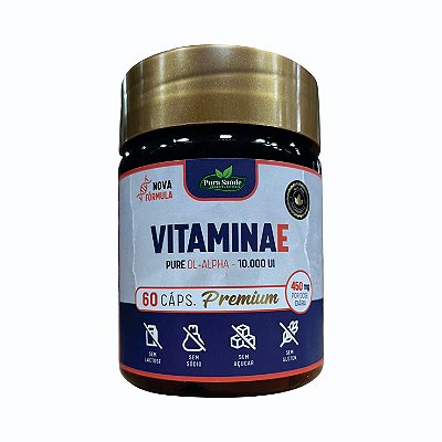 Vitamina E 60 caps. - Pura Saúde