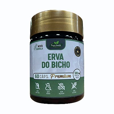 Erva de Bicho 60 caps. - Pura Saúde