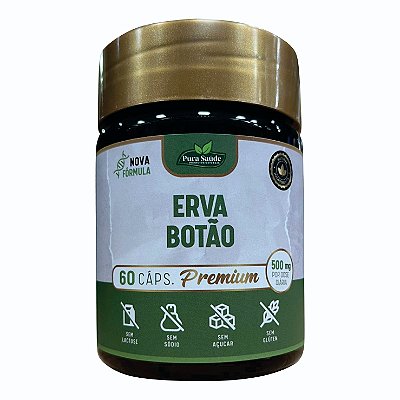 Erva Botão 60 caps. - Pura Saúde