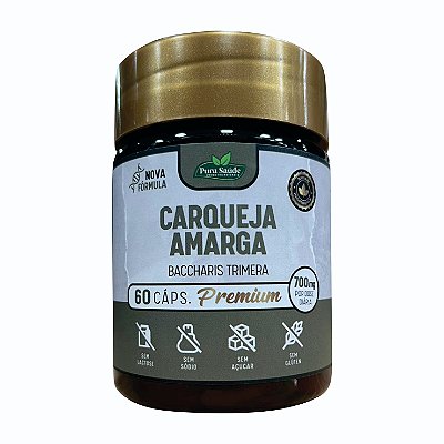 Carqueja Amarga 60 caps. - Pura Saúde