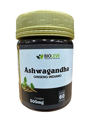 Ashwagandha (Ginseng Indiano) 60 cáps. - Bio Leve