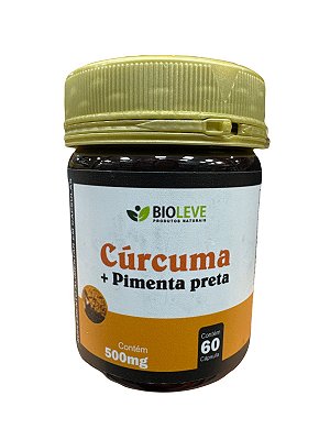 Cúrcuma + Pimenta Preta 60 cáps. - Bio Leve