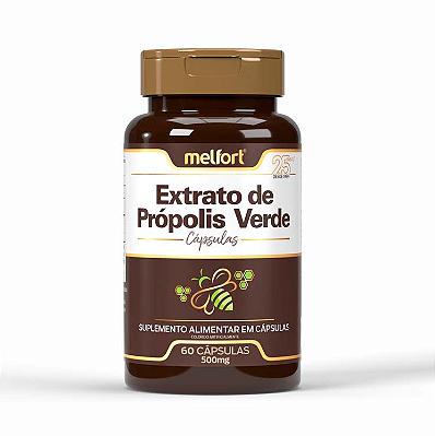 Extrato de Própolis Verde 60caps - MELFORT