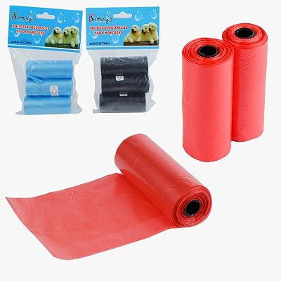 Saco Coletor de Fezes para Pet 3 Pçs Color