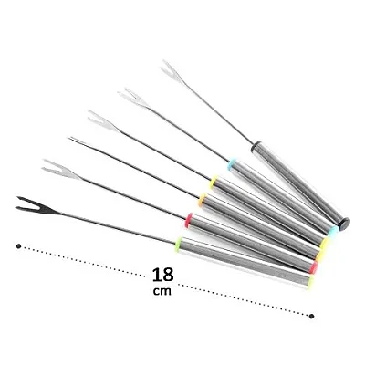 Conjunto Garfos Para Fondue 6 Peças Inox