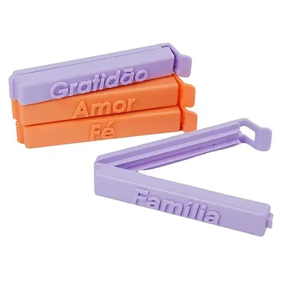Lacre para Embalagem 4 Peças 9cm Palavras