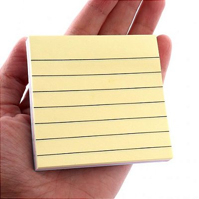 Bloco de Anotações Adesivo 100 FL Linhas Colors