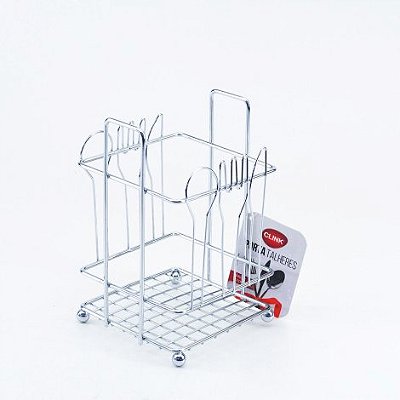 Porta Talher de Metal 15cm Aramado