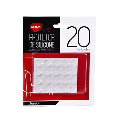 Protetor de Piso Adesivo de Silicone 20 Peças