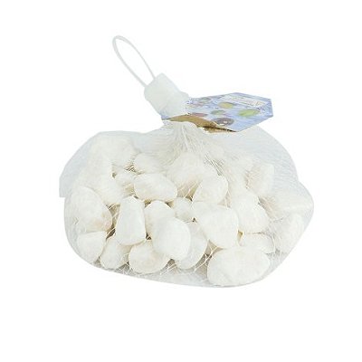 Pedra para Decoração Vaso de Planta 350g Branca