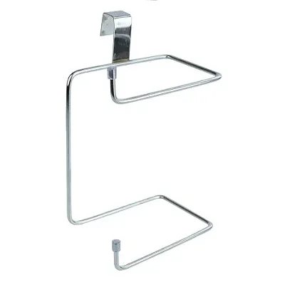 Porta Papel Higiênico Metal para 2 Rolos Cromado