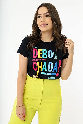 T-Shirt Debochada PRETA
