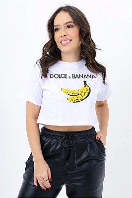 Cropped Dolce E Banana BRANCO