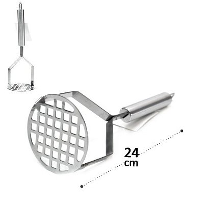 Amassador De Batata Inox 24cm Manual