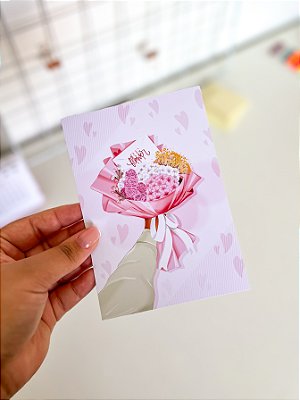Card A6 - Buquê de Flores