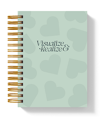 Caderno Reposicionável: Visualize e Realize Menta
