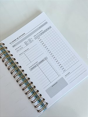 Refil Planner de Estudo - 90g/m² 30 Folhas