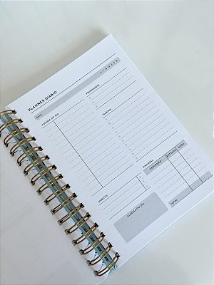 Refil Planner Diário - 90g/m² 30 Folhas