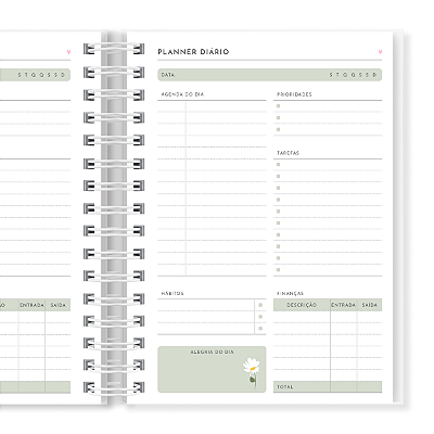 Planner Diário: Tempo de Florescer - Opções de Capas