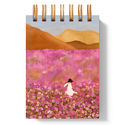 Bloco de Notas A6: Jardim
