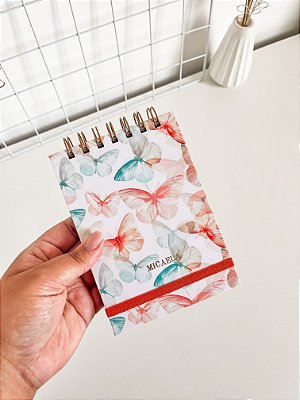 Bloco de Notas A6: Butterfly