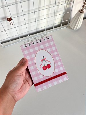 Bloco de Notas A6: Cherry