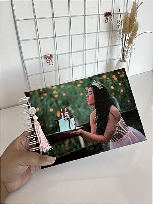 Caderno de Assinaturas: Meus 15 Anos - Personalizada com Nome e Foto