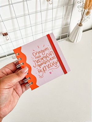 PopNotes 10x10 - Notinhas Coloridas para Caderno - Coragem e Recomeço