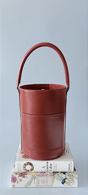 Bolsa bucket vermelha