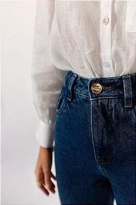 Calça jeans mom