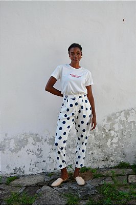 Calça tradicional bold