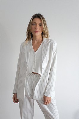 Blazer risca de giz
