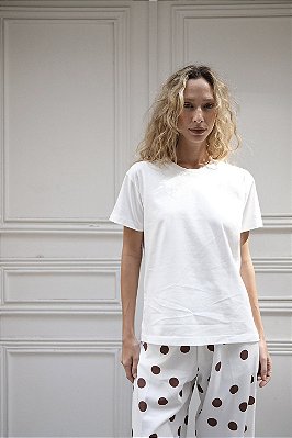 t-shirt branca lisa
