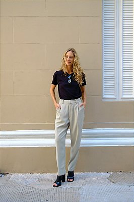 Calça tradicional chá verde