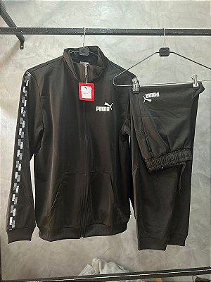 Conjunto Puma Preto Letreiro 2023