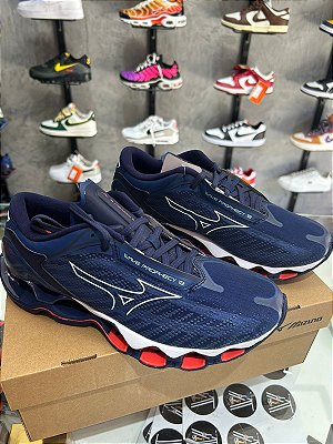 MIZUNO WAVE PROPHECY 12 AZUL/VERMELHO