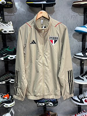 JAQUETA ADIDAS SÃO PAULO 2023 BEGE