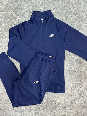 Conjunto Nike Helanca 2024 Azul Marinho