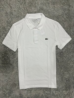 Polo Lacoste Slim Fit Branca