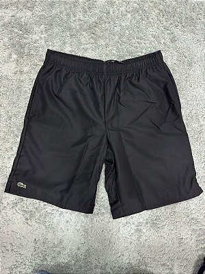 Bermuda Lacoste Sport Tactel Preta
